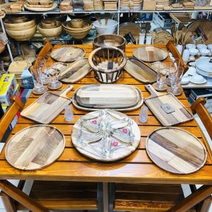 بشقاب غذا خوری گرد چوبی | JCHK-727