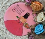 بشقاب دیوار کوب طرح دخترونه | JCHK-3115