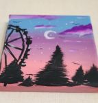 تابلو نقاشی رنگ آکرلیک بدون کپی برداری | JCHK-8729