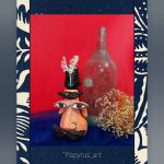 مجسمه پاپیه ماشه قجری  | JCHK-8806