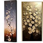 تابلو دکوراتیو برجسته شکوفه  | JCHK-8851