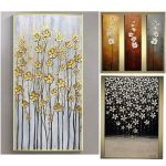 تابلو دکوراتیو برجسته شکوفه  | JCHK-8851