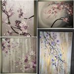 تابلو دکوراتیو برجسته شکوفه  | JCHK-8851