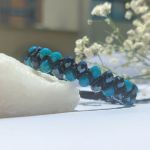 دستبند کریستال چرم | JCHK-11330