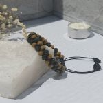 دستبند کریستال چرم | JCHK-11330