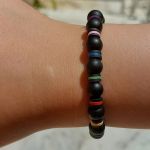 دستبند مهره رنگین کمونی | JCHK-11342