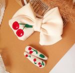 ست گلسر و پاپیون گلدوزی‌شده | JCHK-5220