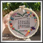 تابلو تقویم گلدوزی | JCHK-394