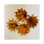 زیرلیوانی طرح برگ رزین | JCHK-2879