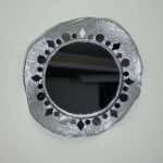 آینه دیواری قاب دفورمه پاپیه ماشه | JCHK-9176