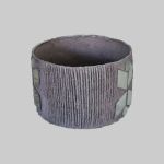 گلدان شیشهای/ پاپیه ماشه دهان گشاد | JCHK-9179