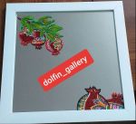 آینه ی نقطه کوبی شده با طرح انار | JCHK-2257