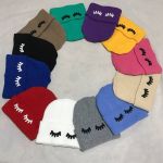 کلاه بافت طرح پلک | JCHK-9298