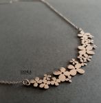 گردنبند زنانه استیل طرح گلبرگ | JCHK-2546