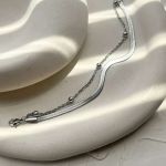 دستبند سیلور ماری و زنجیر | JCHK-9493