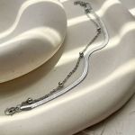 دستبند سیلور ماری و زنجیر | JCHK-9493