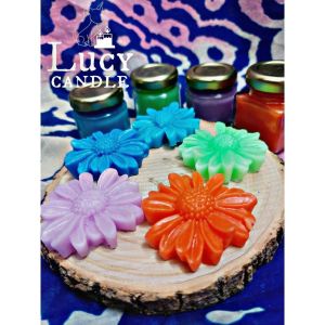 شمع بابونه رو آبی | JCHK-9325