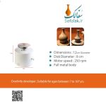 چرخ سفالگری مینیاتوری سفالک | JCHK-9382