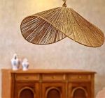 لوستر کلاهی رافیا  | JCHK-9404