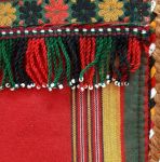 کیف کتان با نقش سوزن دوزی ترکمن | JCHK-12533