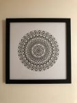 نقاشی ماندالای سیاه و سفید | JCHK-15281