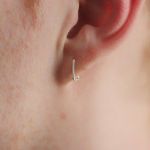 گوشواره زنانه (نقره) گوشواره طرح BM1 | JCHK-10501