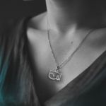 آویز اسم مامان و زنجیر نقره هدیه روز مادر | JCHK-16267