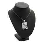 آویز مادرم ، بچه و زنجیر نقره روز مادر | JCHK-16270