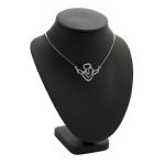 آویز مادر، بچه فرشته و زنجیر نقره روز مادر | JCHK-16271