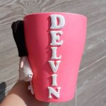 ماگ عروسکی دختر مو مشکی | JCHK-1259