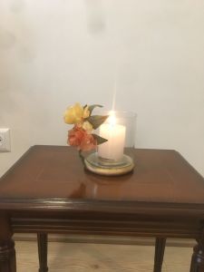 جا شمعی شیشه‌ای تزئینی | JCHK-9700