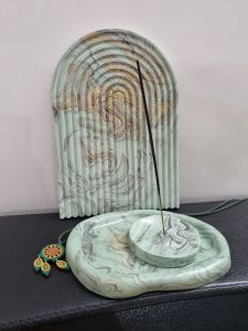 ست جا عودی و سینی دفرمه و استند | JCHK-9764