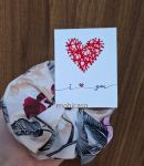 پک ولنتاین اسکرانچی و کارت دستساز قلبی | JCHK-12942 پک ولنتاین اسکرانچی و کارت دستساز قلبی | JCHK-12942