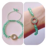 دستبند کشویی با پلاک دایره | JCHK-9752