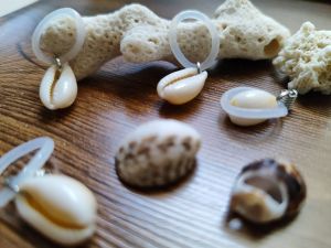 آویز بافت مو صدفی | JCHK-10101