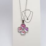 گردنبند شبدر چهار برگ پینترستی  | JCHK-9820