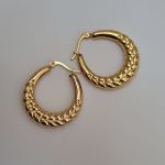 گواشواره های طرح خوشه گندم رنگ طلایی | JCHK-9847