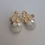 گوشواره های ترند گل و سنگ | JCHK-9848