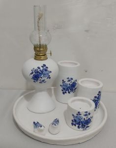 ست چراغ و جاشمعی مرغ آمین | JCHK-9974