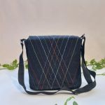 کیف پارچه ای گلدوزی شده - طرح رنگین کمان | JCHK-9984