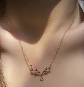 گردنبند گوزن | JCHK-10132