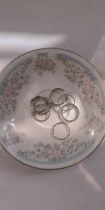 پک انگشتر نقره ای | JCHK-10160