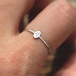 انگشتر مینیمال نقره | JCHK-10296