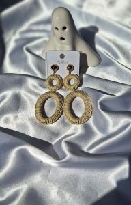 گوشواره fashion حصیری استیل  | JCHK-10413