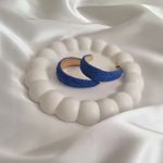 گوشواره حصیری رنگی استیل  | JCHK-10414