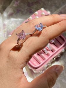 انگشتر جواهری قلب  | JCHK-10365