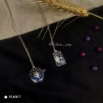 گردنبند وال و فضا نورد💙 | JCHK-10415