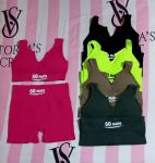 ست کراپ و شلوارک کبریتی | JCHK-10601