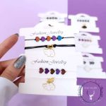 دستبند مینیمال ابر و مهره | JCHK-10630