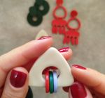 گوشواره پلیمری سوزان | JCHK-11890